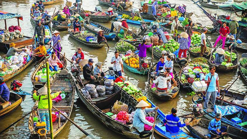 Sail down the Mekong Delta